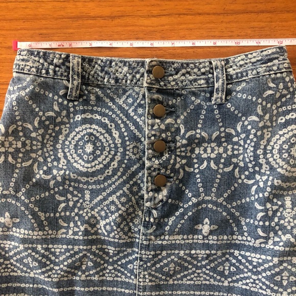 Free People School Daze Denim Jean Mini Skirt - Picture 4 of 5